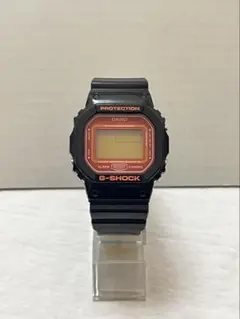 バンカー【美品】G-SHOCK DW-5600CS ブラック×オレンジ 美品】G-SHOCK DW-5600CS ブラック×オレンジ クレイジーカラー