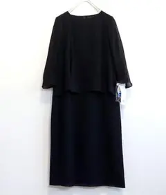 新品 タグ付き 東京ソワール 洗える アンサンブル風 ワンピース 高級喪服礼服