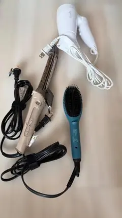 ヘアアイロンとドライヤーセット
