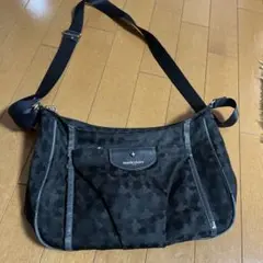 【marie claire】マリクレール ショルダーバッグ ナイロン製 黒のサムネイル
