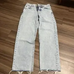 ZARA ハイウエストデニム