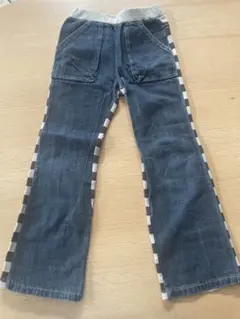 SHIPS ストライプ柄 ロングパンツ 120cm