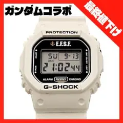 コラボ/G-SHOCK/ガンダム/限定/DW-5600/時計/箱付/スピード/白 コラボ/G-SHOCK/ガンダム/限定/DW-5600/時計/箱付/スピード/白