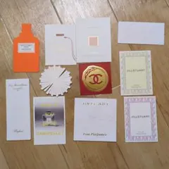 6/15まで出品❣️　香水カード　シャネル　ディオール　ノベルティ