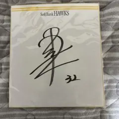 福岡ソフトバンクホークス 柳田悠岐選手 直筆サイン色紙 - メルカリ