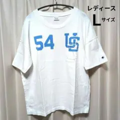 Champion 半袖Tシャツ Women's L ホワイト