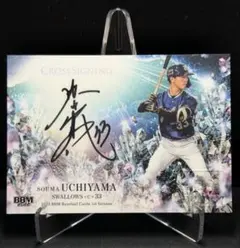【ヤクルトスワローズ 内山壮真】直筆サイン入り ミニ色紙 ミントモール / MINT 千葉店 / BBM 東京ヤクルトスワローズ 2024