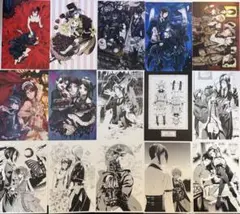 黒執事 原画展 ポストカード まとめ売り 12枚 黒執事 原画展 ポストカード まとめ売り 12枚 黒執事 原画展