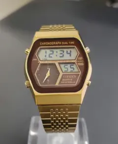 CITIZEN　クリストロン　初代デジアナ　レトロ　稼働品 CITIZEN クリストロン 初代デジアナ レトロ 稼働品 - メルカリ