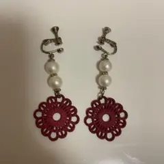 イヤリング 花