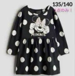 ☆新品☆Ｈ＆Ｍミニー♡プリントコットンワンピース 135/140