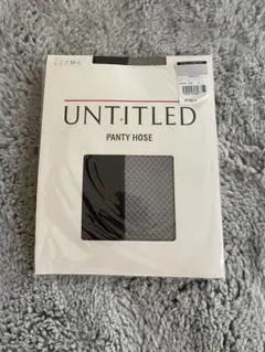 新品•未使用【UNTITLED PANTY HOSE】 M-L 網目模様 タイツ