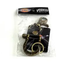 【新品未開封】Dickies/ディッキーズ 馬蹄カラビナキーホルダー　ゴールド