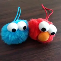クッキーモンスターとエルモのヘアゴム　ユニバーサルジャパン