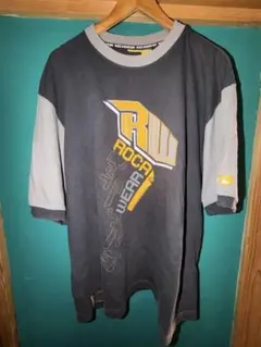 00s ROCAWEAR ロカウェア 切替ロゴTシャツ Lのサムネイル