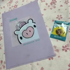 BT21 A5 シークレットクリアファイル　MANG &オリジナルボトルチャーム