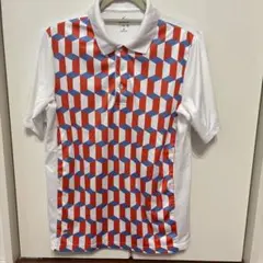 GOODSTART ポロシャツ 幾何学模様 Mサイズ