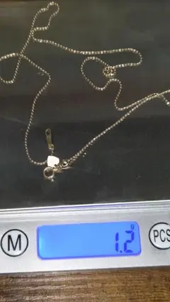 大特価‼️K10 ゴールド ネックレス チェーン 1.2g - メルカリ