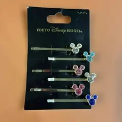 【美品】 Tokyo Disney Resort ミッキー　ヘアピン 6本セットのサムネイル
