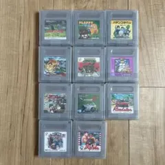 ジャンク品　ニンテンドー　ゲームボーイ　カセット　ソフト　ケース付き　まとめ売り