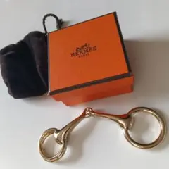 【特価】未使用　完売品 エルメススカーフリング モール ゴールド