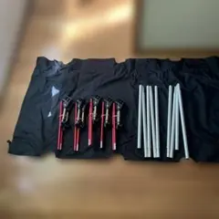 アウトドア用 折りたたみ式キャンプコット ブラックのサムネイル