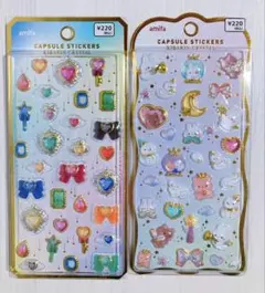 amifa カプセルステッカー きらりんクリスタル セット