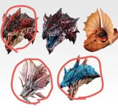 モンハン1番くじc賞モンスターヘッドマグネット3種類セット