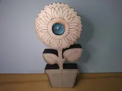 木製ひまわりインテリアオブジェ