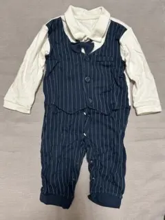 ネイビー ストライプ タキシード風 子供服