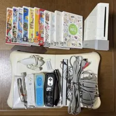 Nintendo Wii本体一式＋ソフト11本セット