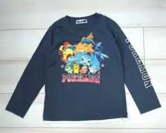 まか✨様　ポケモン 長袖ロンティー グレー　130