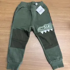 SLAPSLIP GANJIYO 恐竜刺繍 100cm パンツ