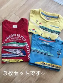 新幹線デザインTシャツ3枚セットのサムネイル