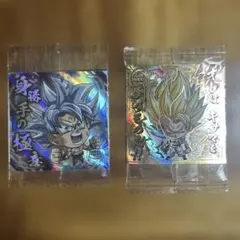 ドラゴンボールウエハースGR 孫悟空 GRゴジータ 2枚売りのサムネイル