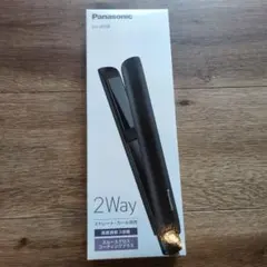 最終値下げ新品 パナソニック コンパクトストレートアイロン黒 EH-HV2B-K