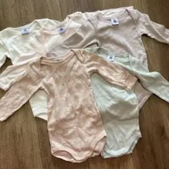 petit bateau(プチバトー)肌着 ロンパース　6m/67cm 5枚