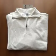 ANAP ハーフジップ スウェット ホワイト