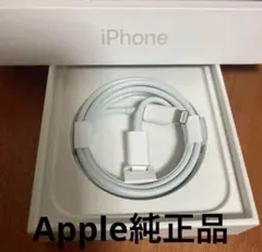 iPhone 正規品　充電器　ケーブル
