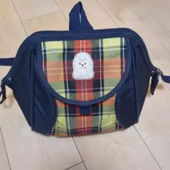 ジャクエツ JAKUETSUチェック柄ネイビーリュック