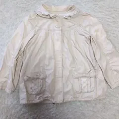 メゾピアノ ベージュ薄手ジャケット（訳あり）