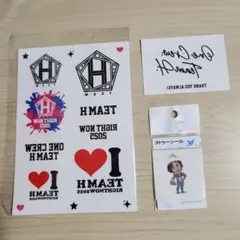 チャングンソク、TEAMH RIGHT NOW 2025、他タトゥーシール3点