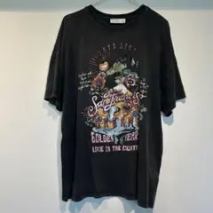 bershka グラフィックT シャツ　丈長め　古着風のサムネイル