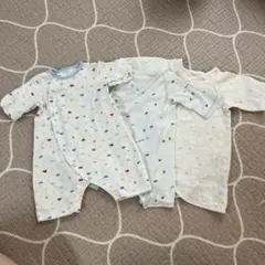 ミキハウス　肌着　ロンパースセット