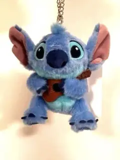 ディズニー スティッチ ぬいぐるみ キーチェーン ウクレレ