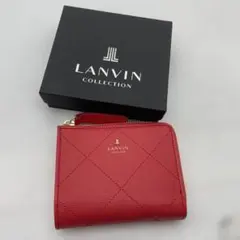 LANVIN COLLECTIONキルティングレザー二つ折り財布