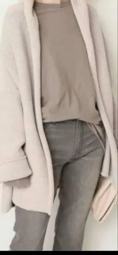 ドゥーズィエムクラス　フード付きショートガウン