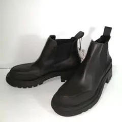 ●zara サイドゴアブーツ　本革