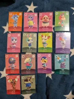 あつ森 amiboカードセット （人気住民あり）