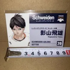 ハイキュー　ファンパーク　名刺カード　影山飛雄 ②